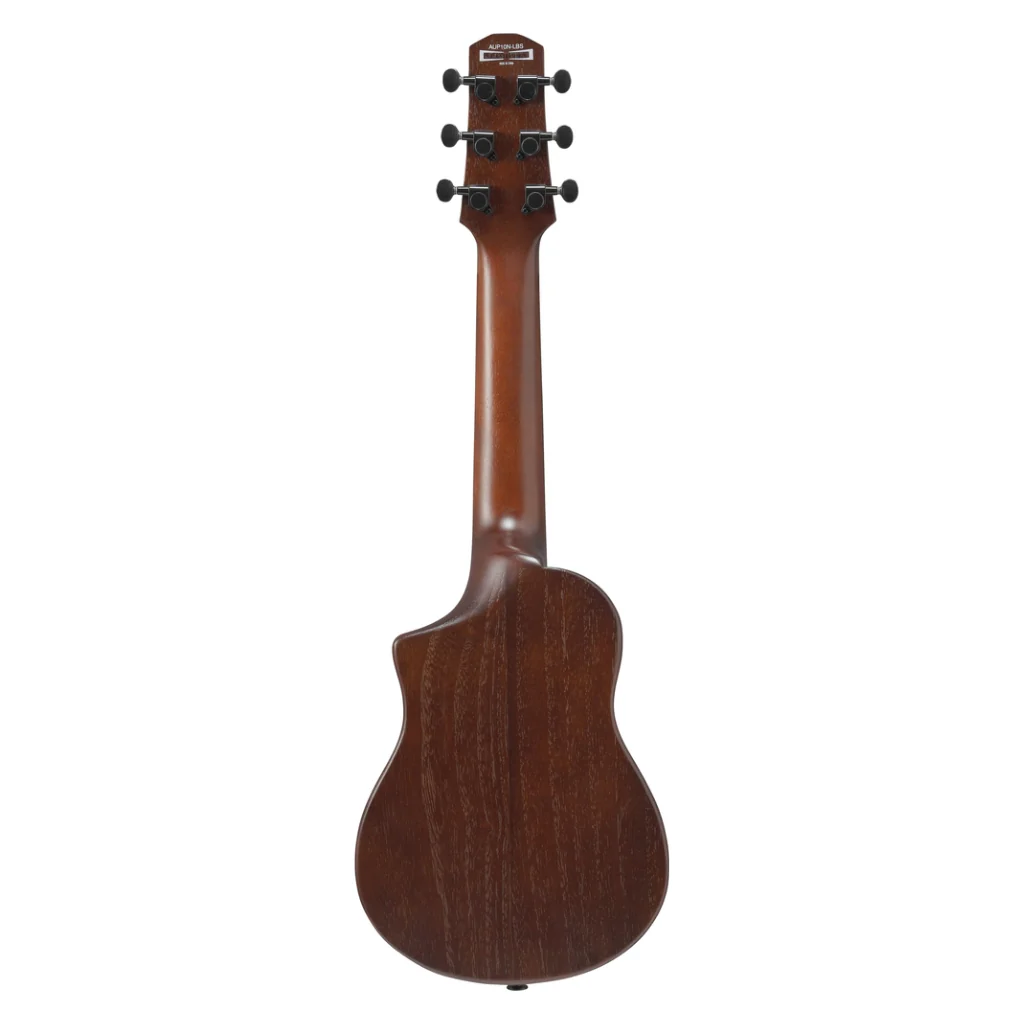 Ibanez AUP10N Ukulele with Bag - Open Pore Light Brown Sunburst - Image 4