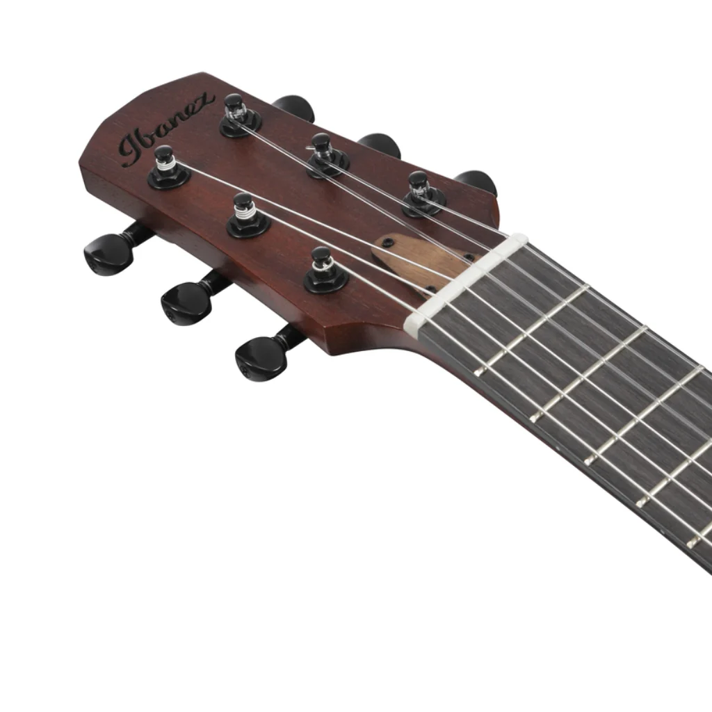 Ibanez AUP10N Ukulele with Bag - Open Pore Light Brown Sunburst - Image 6