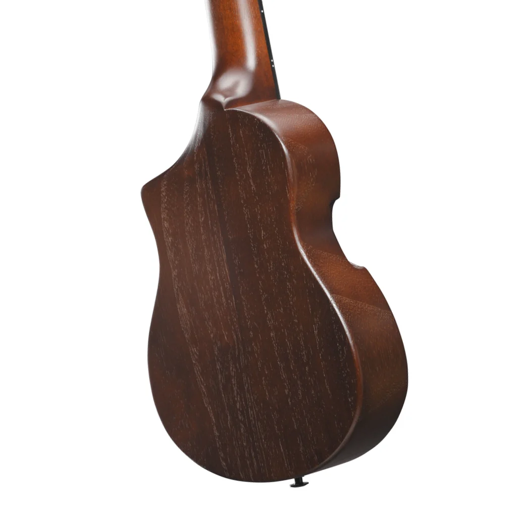 Ibanez AUP10N Ukulele with Bag - Open Pore Light Brown Sunburst - Image 8