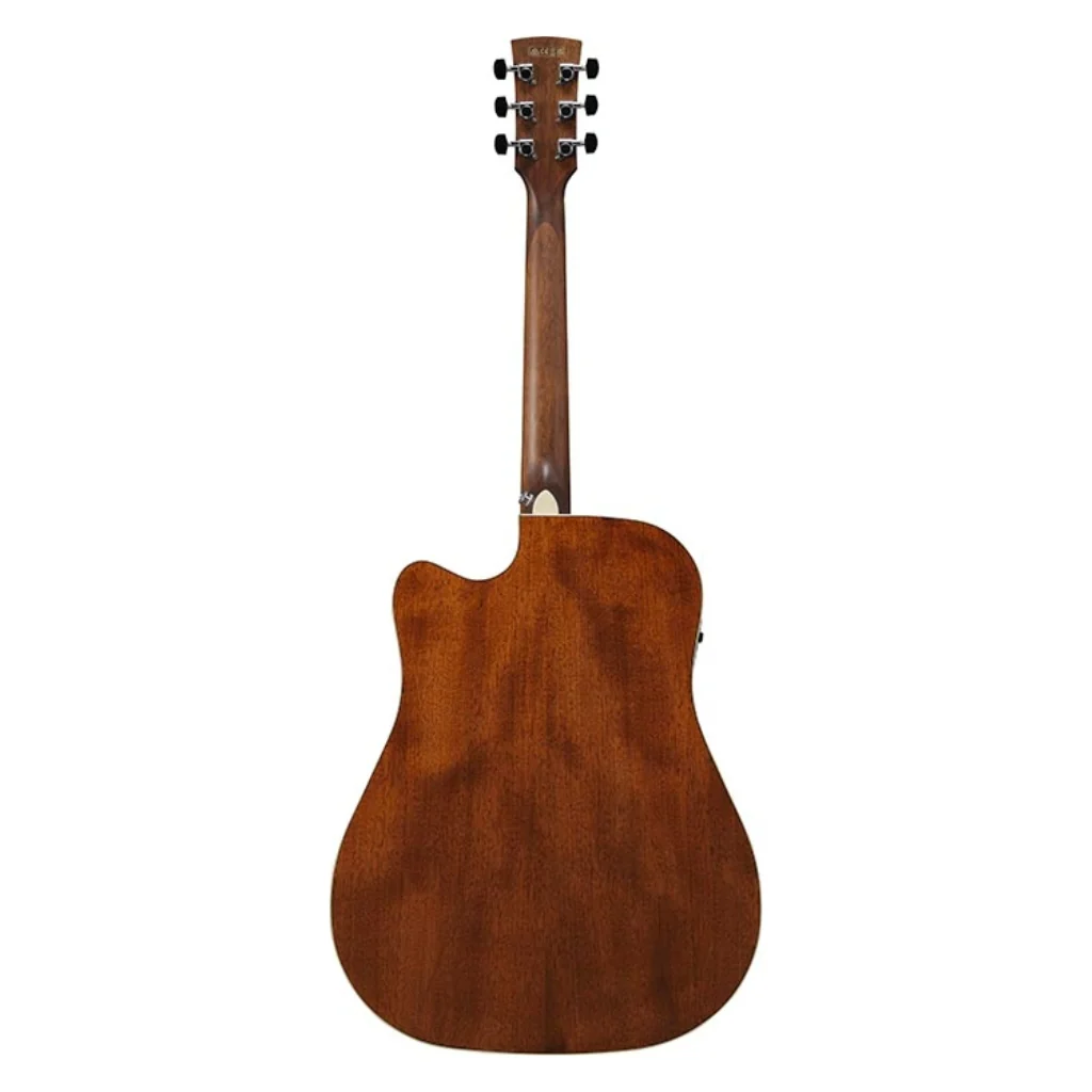 Ibanez AW70ECE Artwood Solid Acoustic/Electric Guitar - Natural High Gloss - Image 3