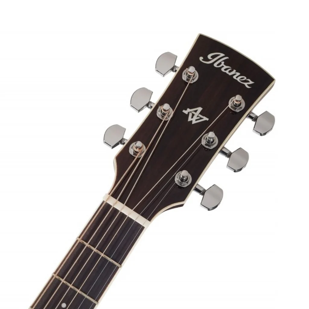 Ibanez AW70ECE Artwood Solid Acoustic/Electric Guitar - Natural High Gloss - Image 4