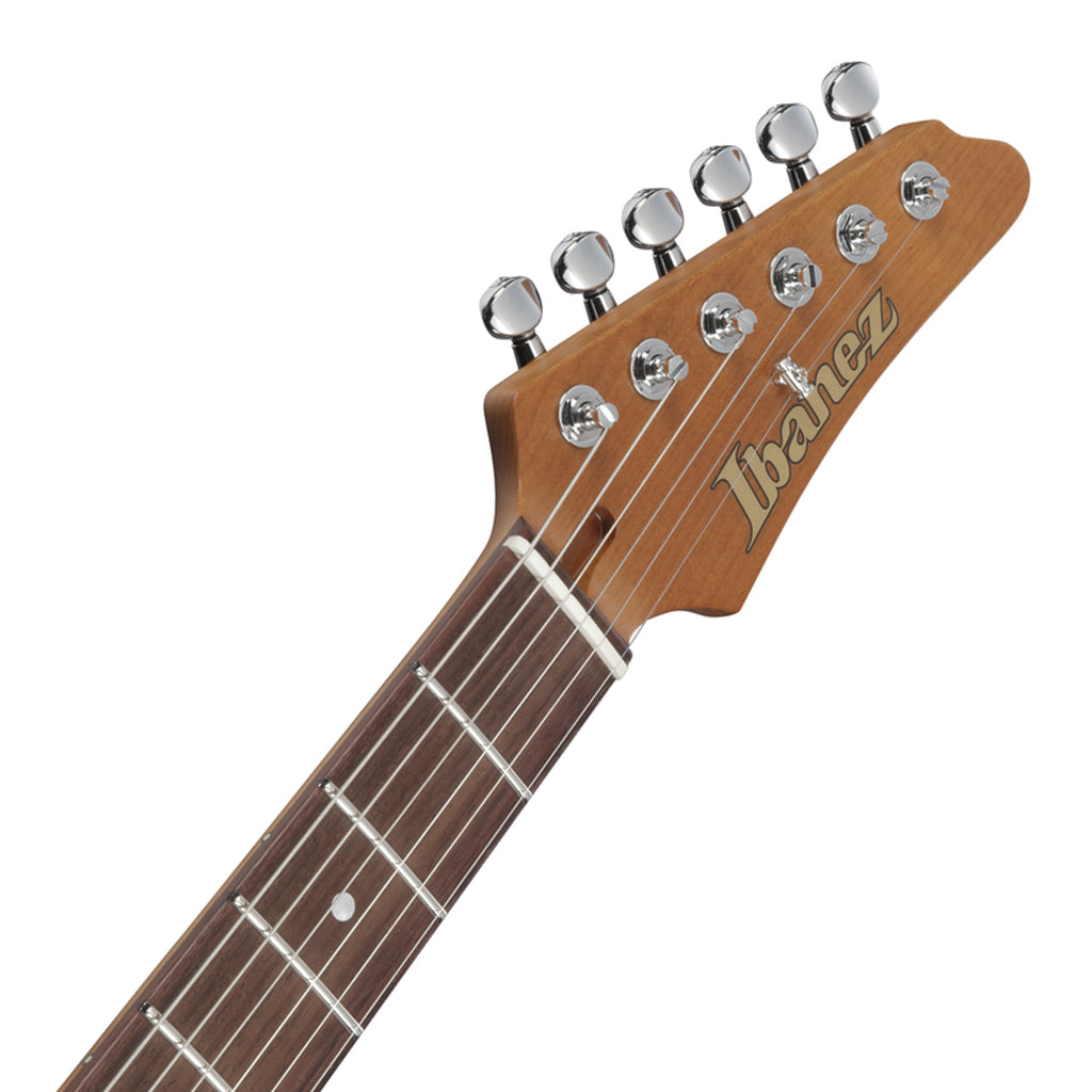 Ibanez AZ2203NT Electric Guitar with Rosewood Fretboard and Case - Dark Tide Blue Flat - Image 4