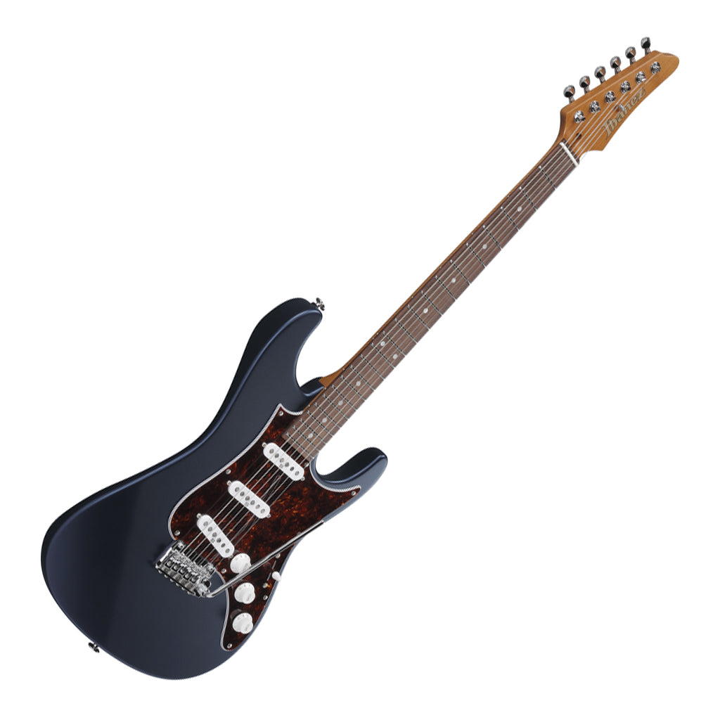 Ibanez AZ2203NT Electric Guitar with Rosewood Fretboard and Case - Dark Tide Blue Flat - Image 7
