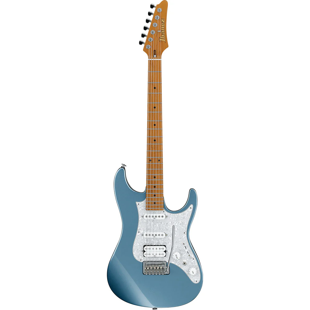 Ibanez - AZ2204 Prestige Electric Guitar W/ Case - Ice Blue Metallic - Image 2