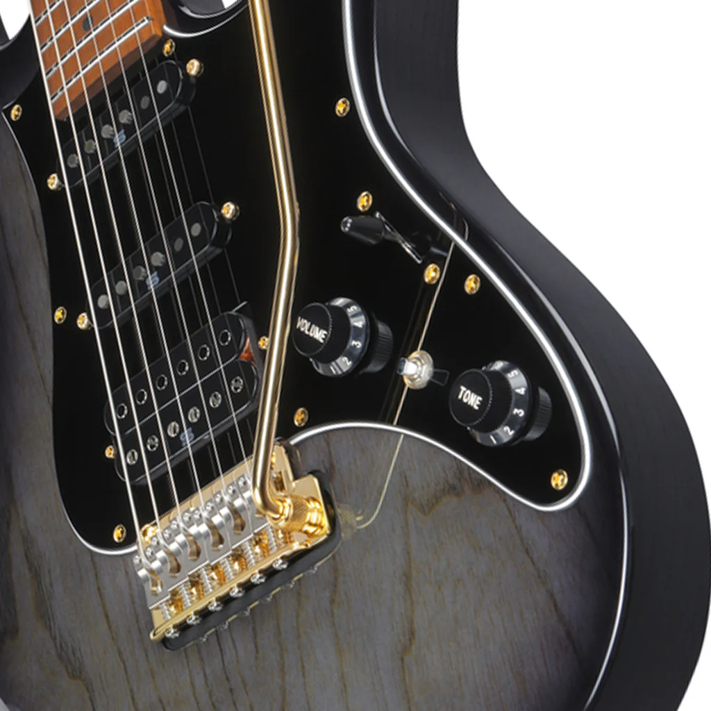 Ibanez AZ2204AG Electric Guitar - Transparent Gray Burst - Image 7