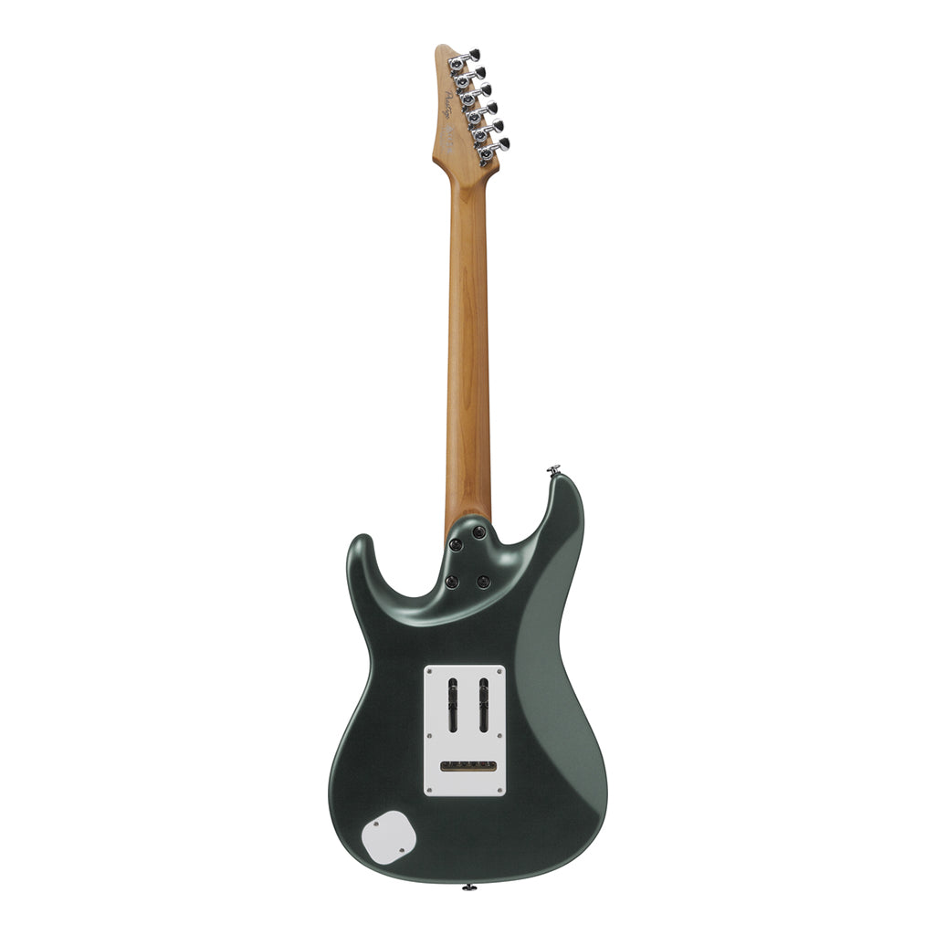 Ibanez AZ2204N Electric Guitar with Rosewood Fretboard and Case - Ivy Green Metallic Flat - Image 3