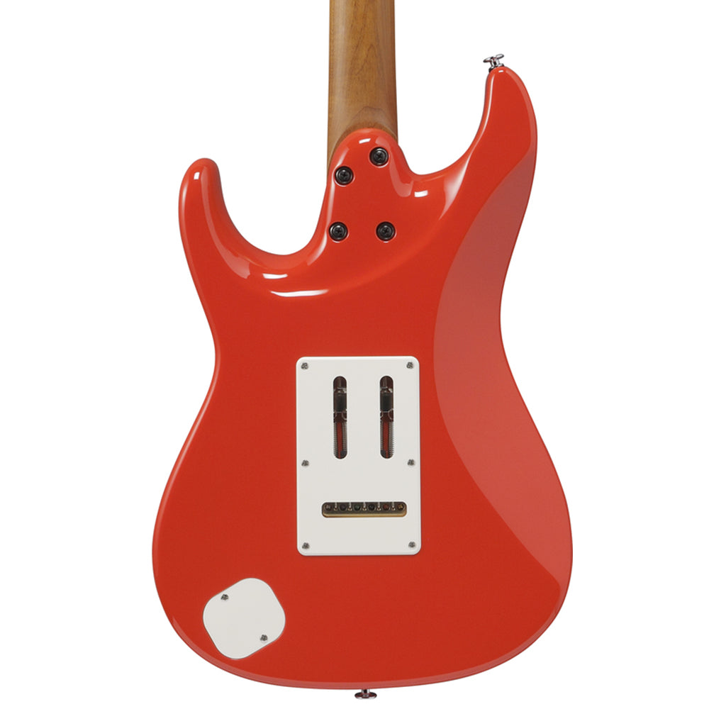 Ibanez AZ2204NW Electric Guitar with Rosewood Fretboard and Case - Vermillion Red - Image 2