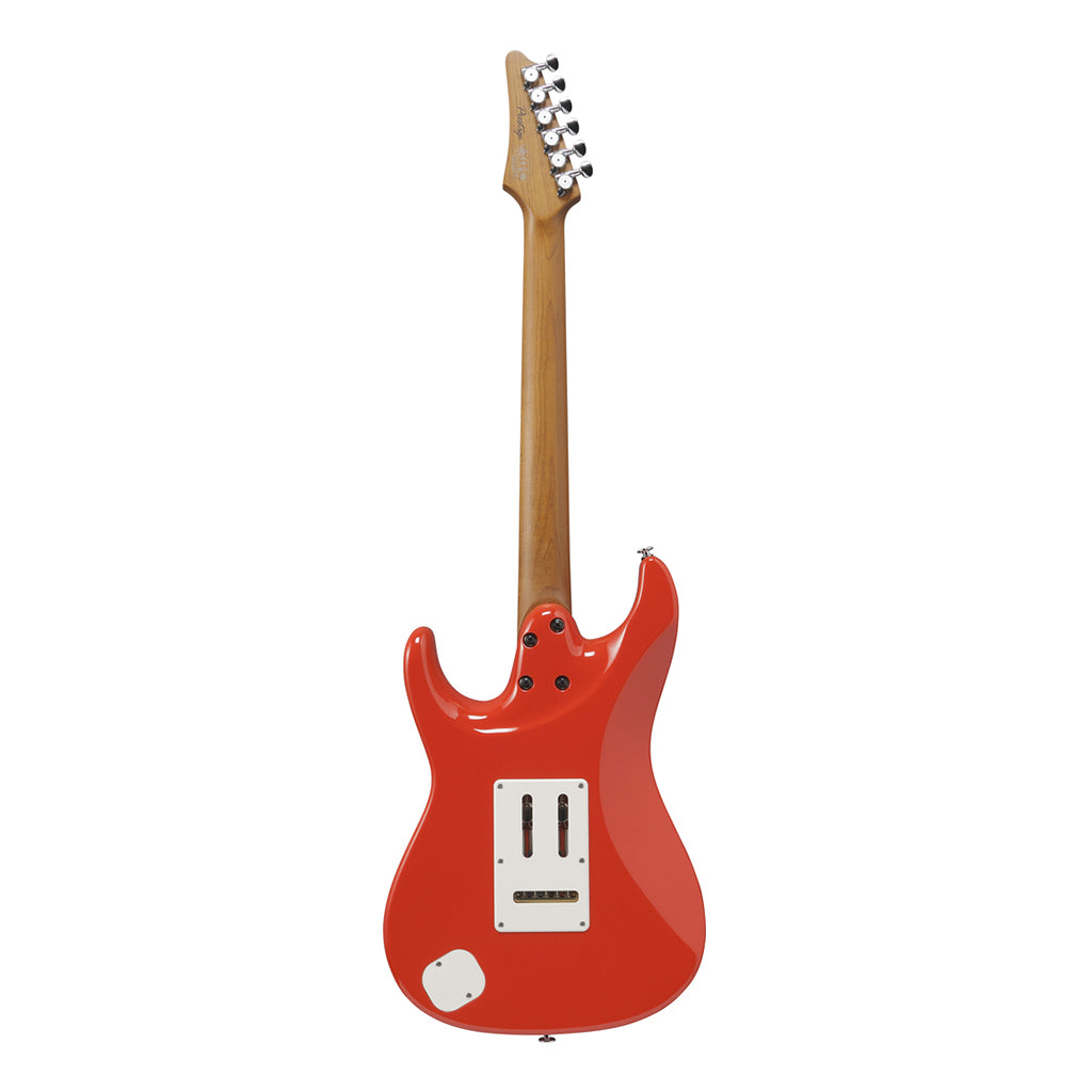 Ibanez AZ2204NW Electric Guitar with Rosewood Fretboard and Case - Vermillion Red - Image 4