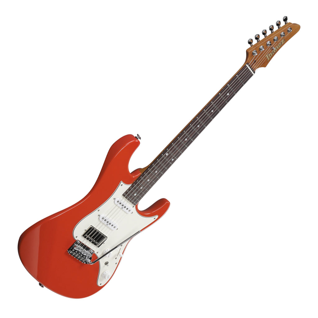 Ibanez AZ2204NW Electric Guitar with Rosewood Fretboard and Case - Vermillion Red - Image 8