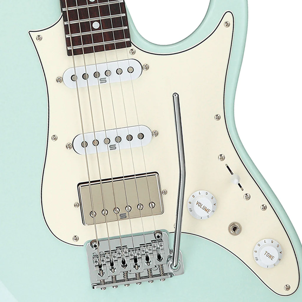 Ibanez AZ2204NW Mint Green Prestige Guitar w/Case - Image 4