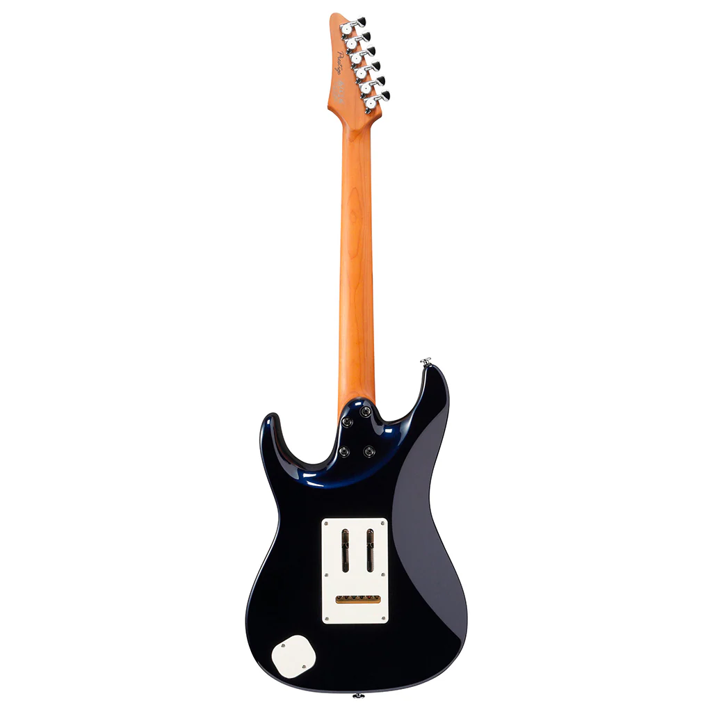 Ibanez - AZ2204NW Prestige Electric Guitar with Case - Dark Tide Blue - Image 3