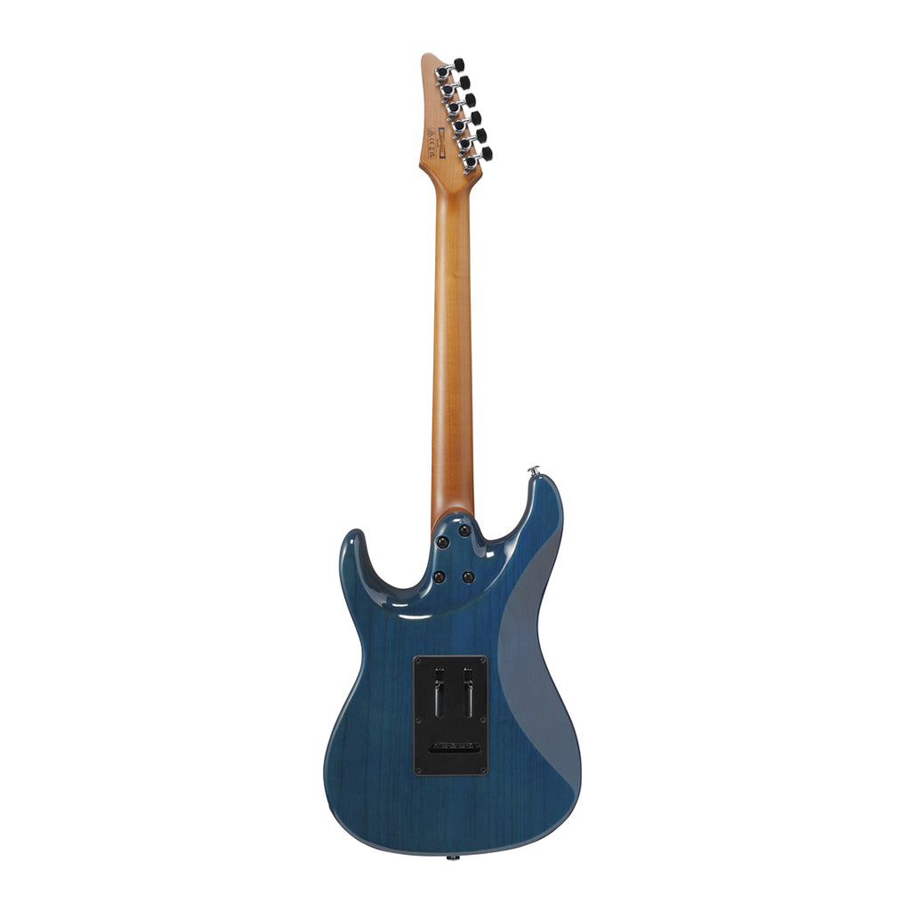 Ibanez AZ22S1F Flamed Maple Top with Jatoba Fretboard - Transparent Turquoise Burst - Image 4