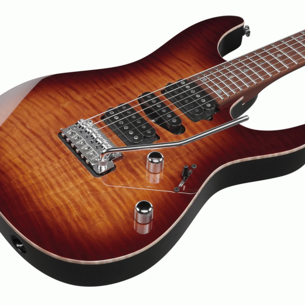 Ibanez - AZ2407F Prestige Electric Guitar with Case - Brownish Sphalerite - Image 4