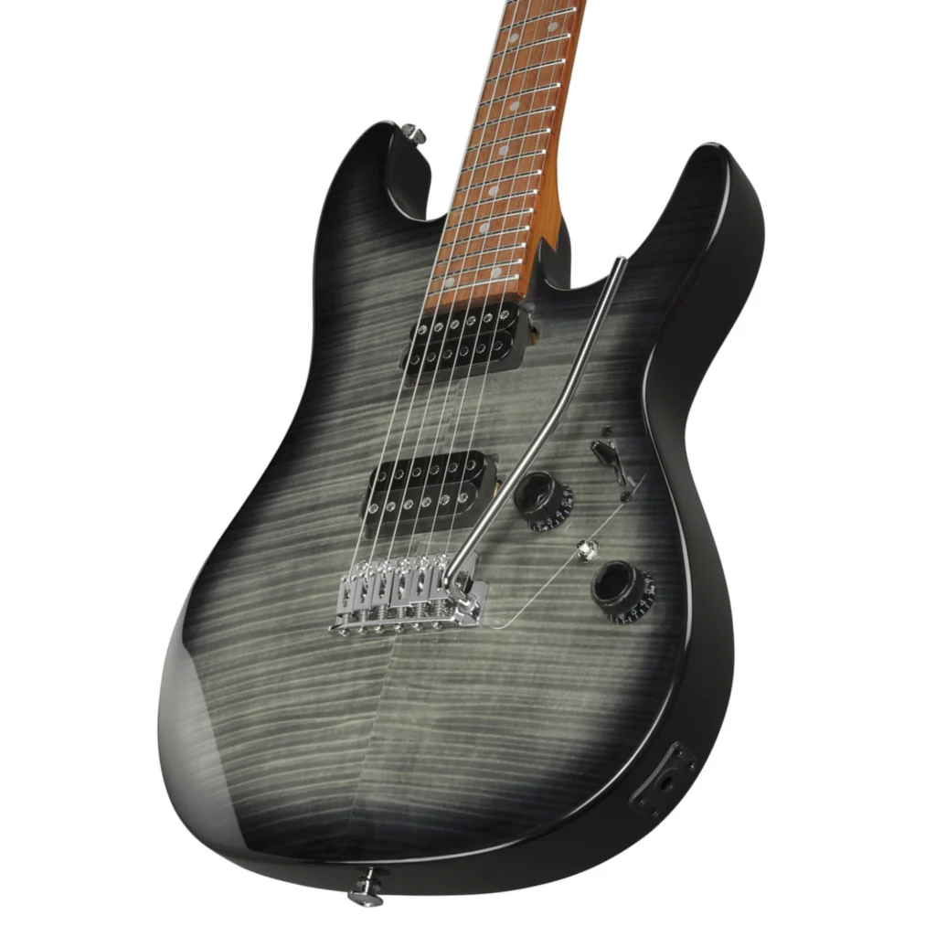 Ibanez AZ24S1F Electric Guitar - Transparent Turquoise Burst - Image 9