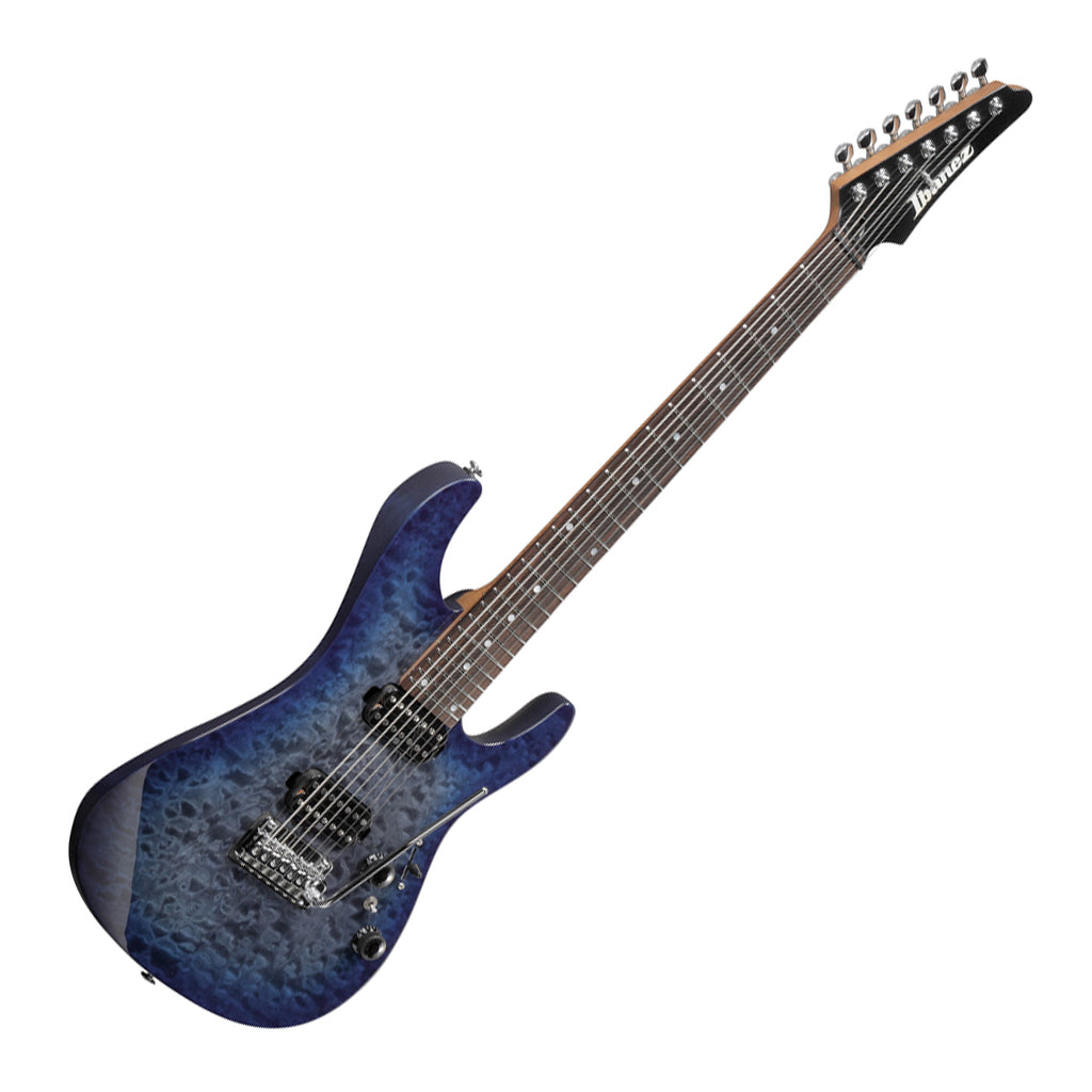Ibanez AZ427P2QMTUB 7 String Electric Guitar Twilight Blue Burst - Image 7