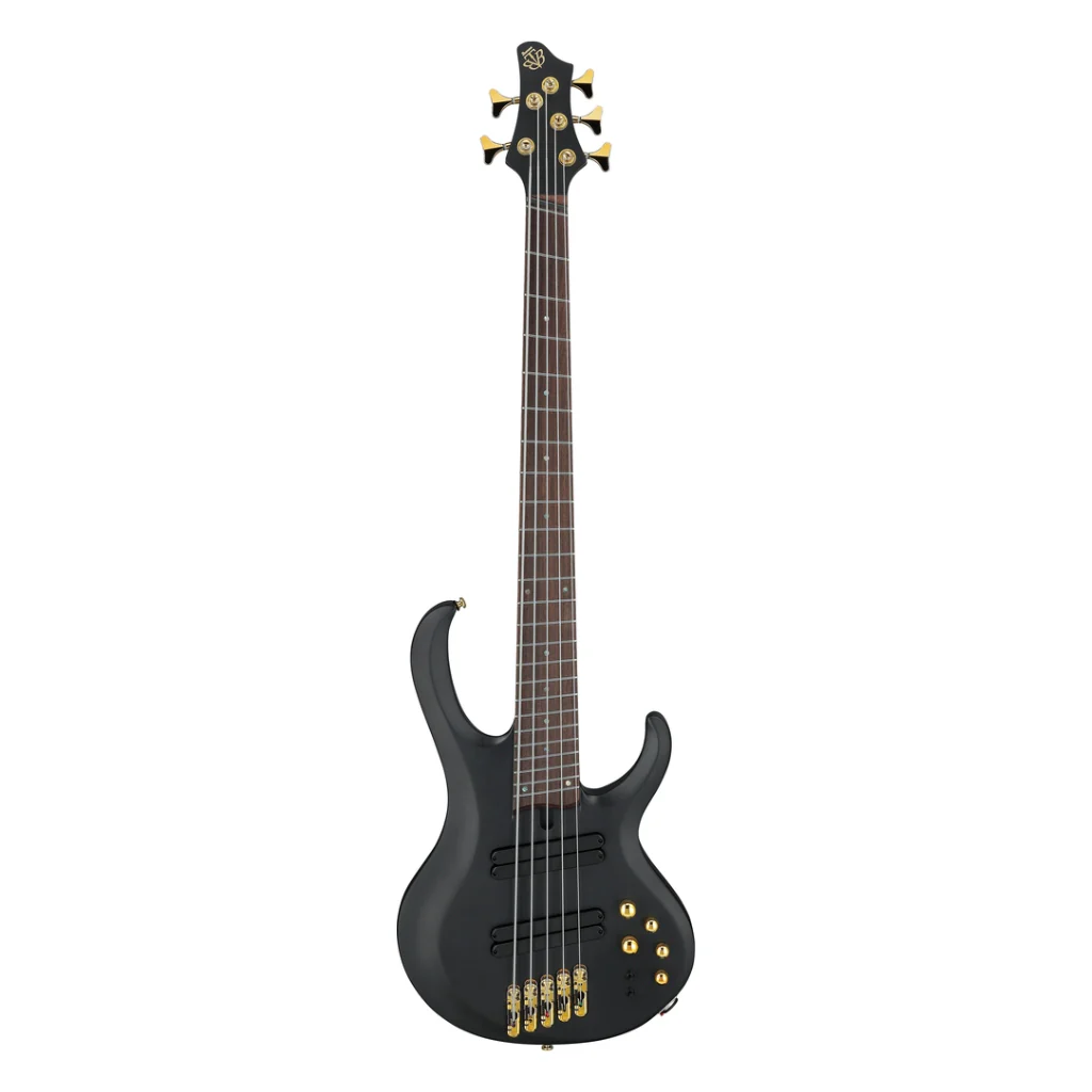 Ibanez Bass Workshop BTB605LM 5-String Electric Bass - Black Flat - Image 3