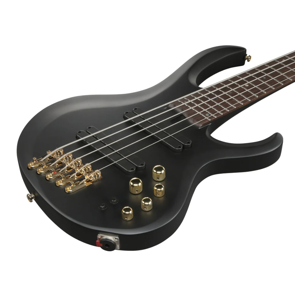 Ibanez Bass Workshop BTB605LM 5-String Electric Bass - Black Flat - Image 8