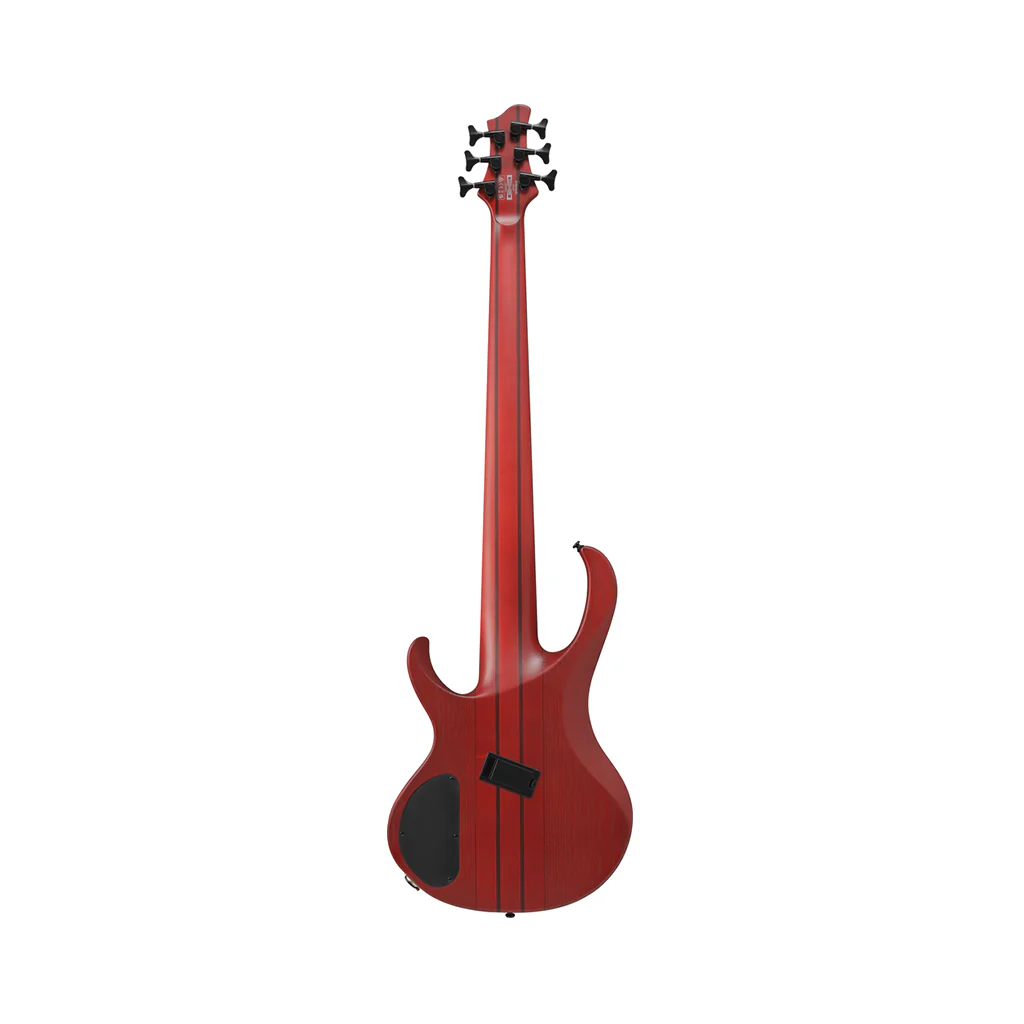 Ibanez Bass Workshop BTB866MS 6-String Bass - Brown Topaz Burst Flat - Image 3