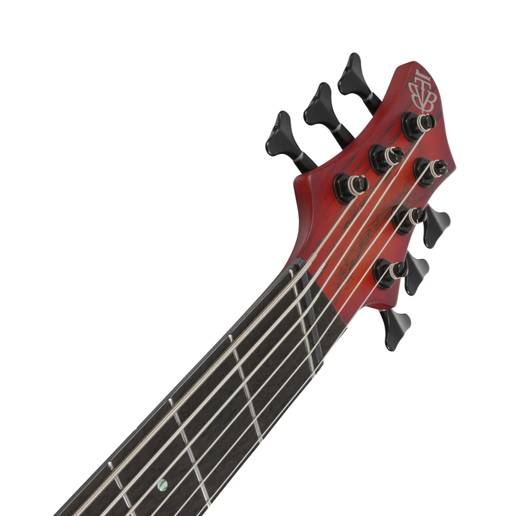 Ibanez Bass Workshop BTB866MS 6-String Bass - Brown Topaz Burst Flat - Image 4