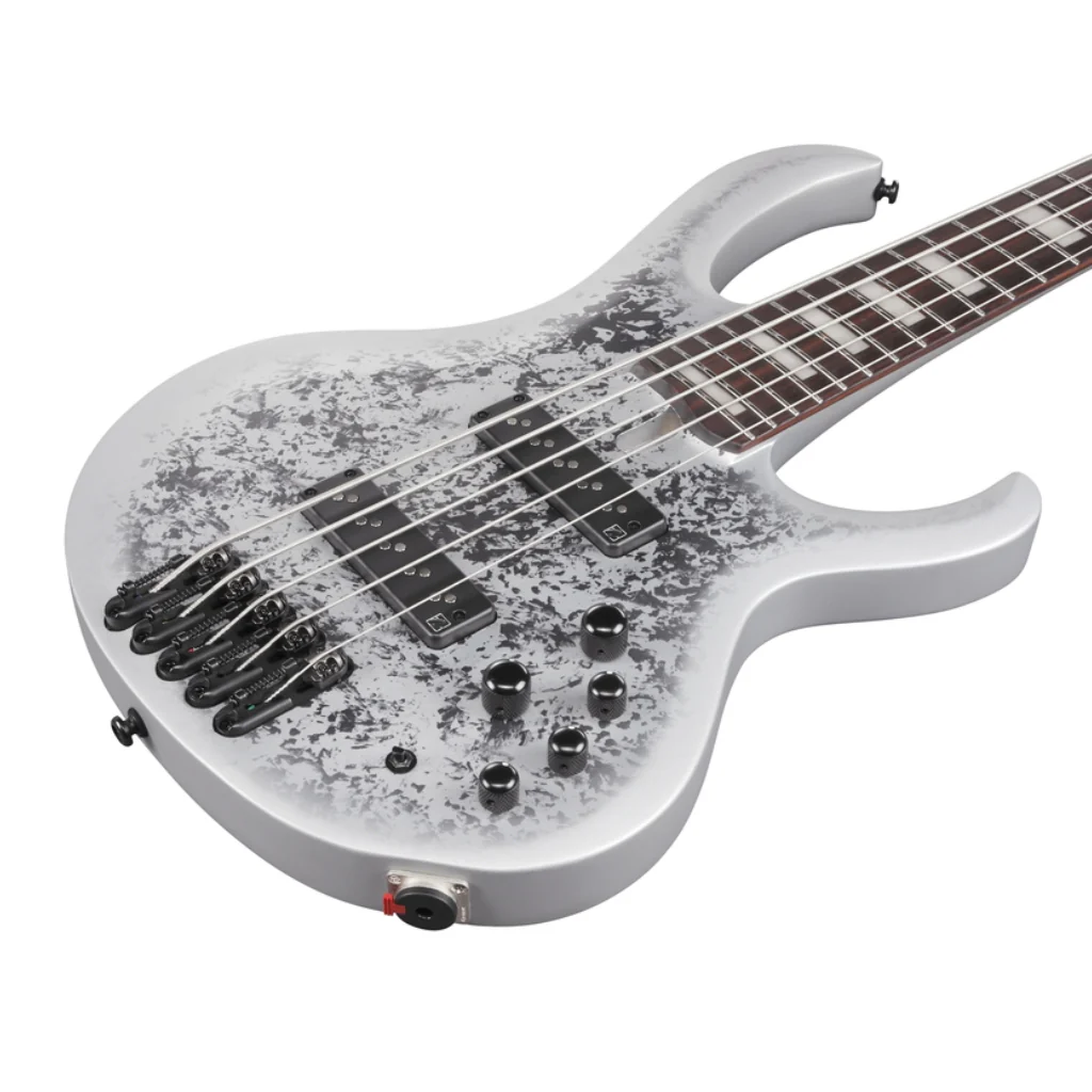 Ibanez BTB25TH5SLM 5 String Electric Bass Guitar Silver Blizzard Matte - Image 9