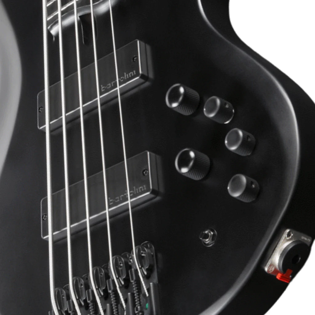 Ibanez - BTB625EX 5 String Electric Bass - Black Flat - Image 4