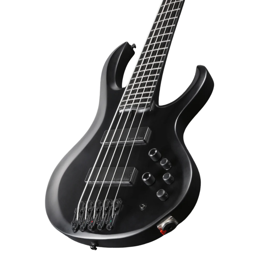 Ibanez - BTB625EX 5 String Electric Bass - Black Flat - Image 5