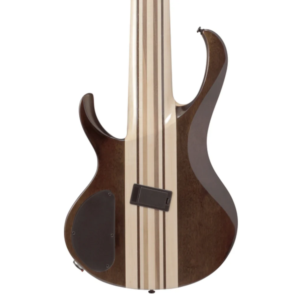 Ibanez BTB7MSNML 7 String Electric Bass Guitar Natural Mocha Low Gloss - Image 2