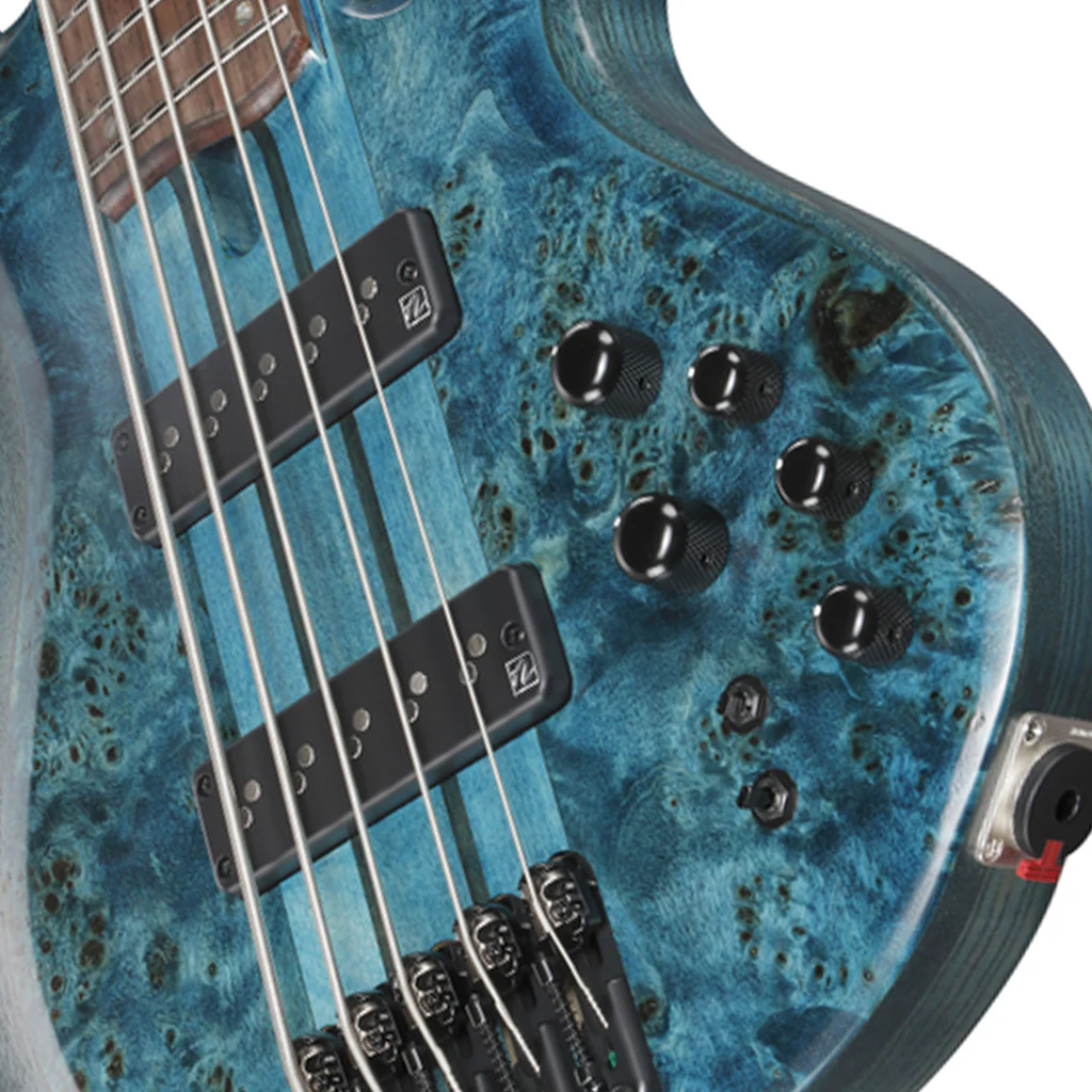 Ibanez BTB945 5-String Electric Bass - Cosmic Blue Low Gloss - Image 7