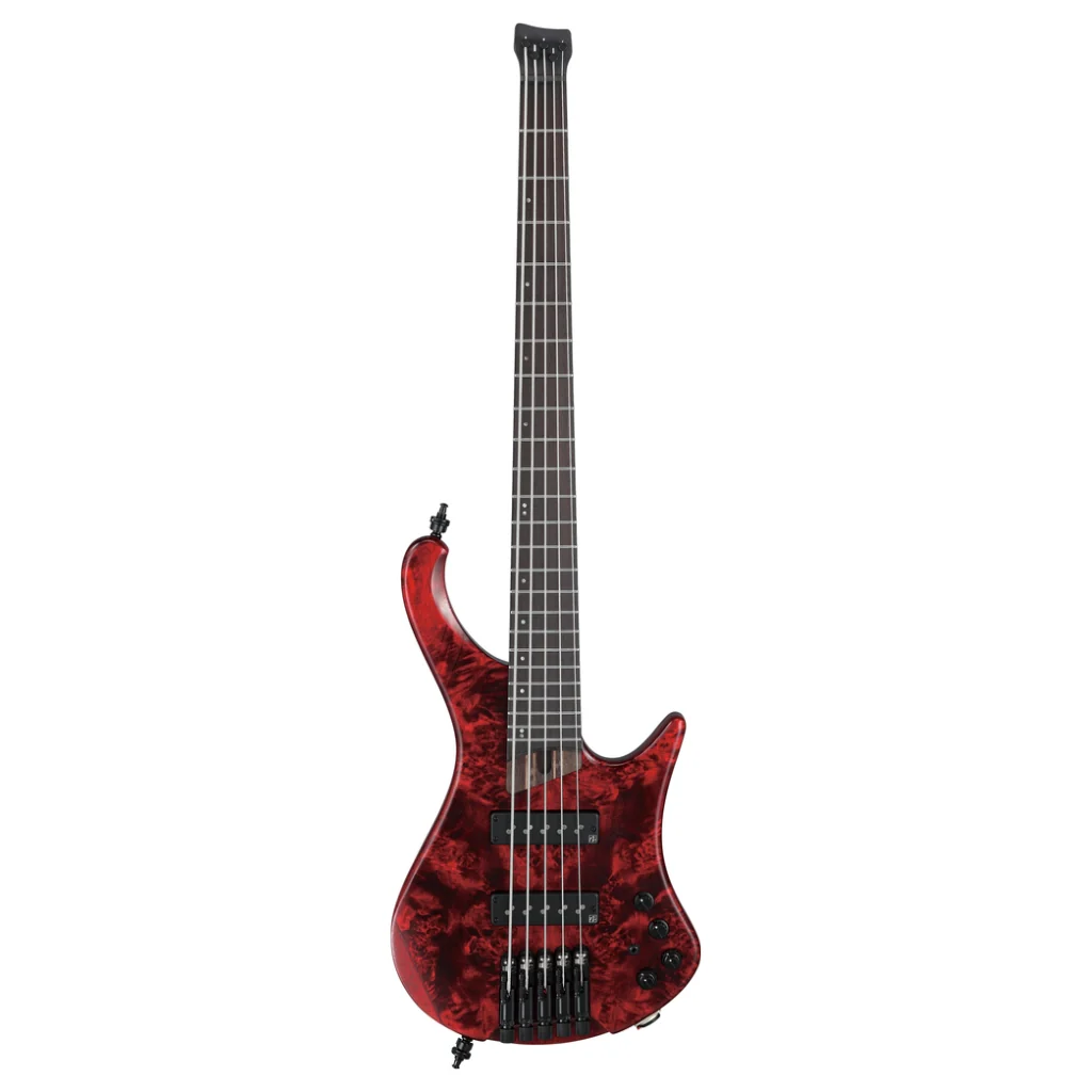 Ibanez EHB1505SWL Headless 5 String Electric Bass Guitar Stained Wine Red Low Gloss - Image 3