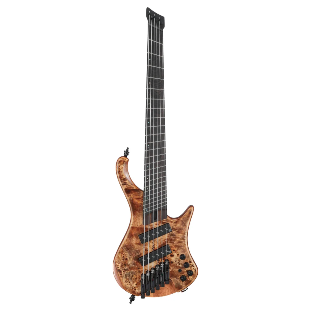 Ibanez EHB1506MSABL Headless 6 String Electric Bass Guitar Antique Brown Stained Low Gloss - Image 3