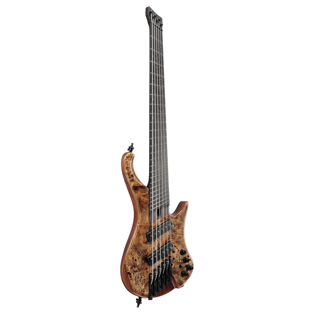 Ibanez EHB1506MSABL Headless 6 String Electric Bass Guitar Antique Brown Stained Low Gloss - Image 5