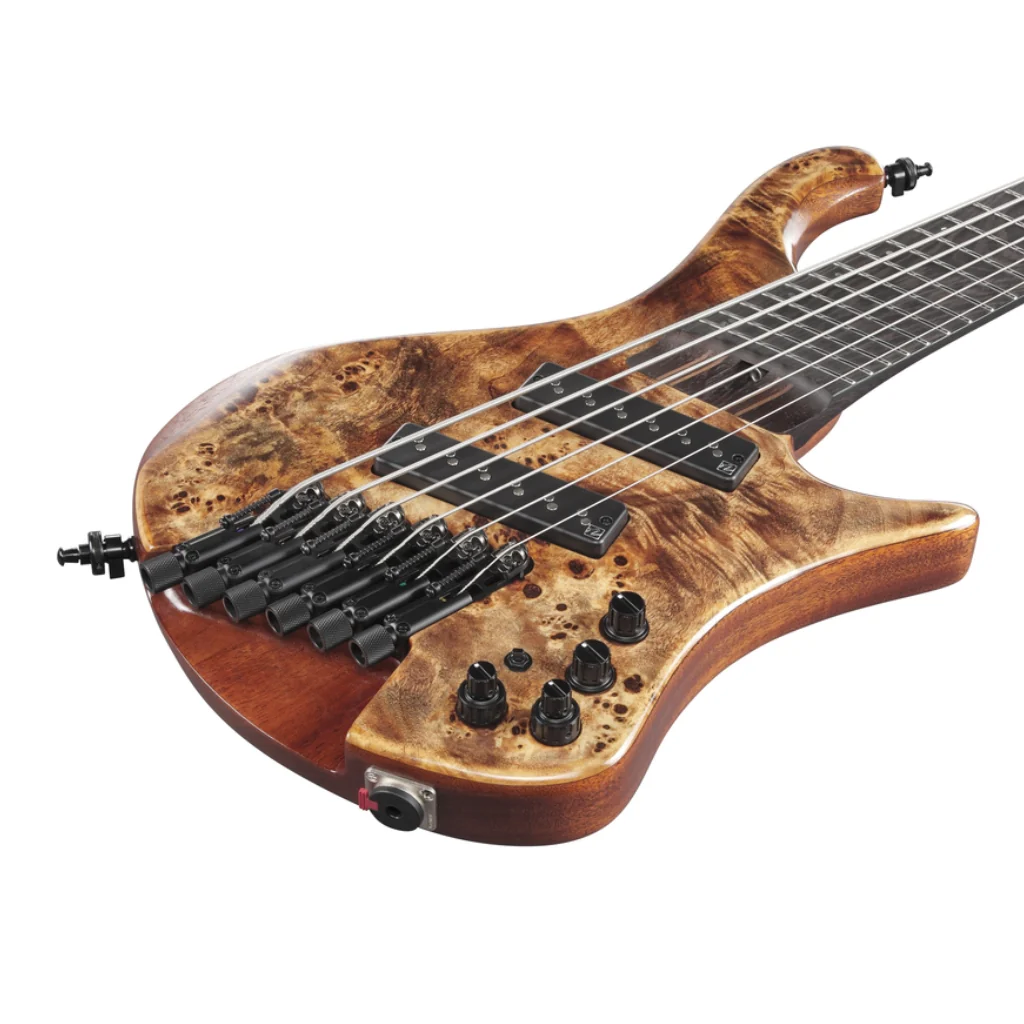 Ibanez EHB1506MSABL Headless 6 String Electric Bass Guitar Antique Brown Stained Low Gloss - Image 8