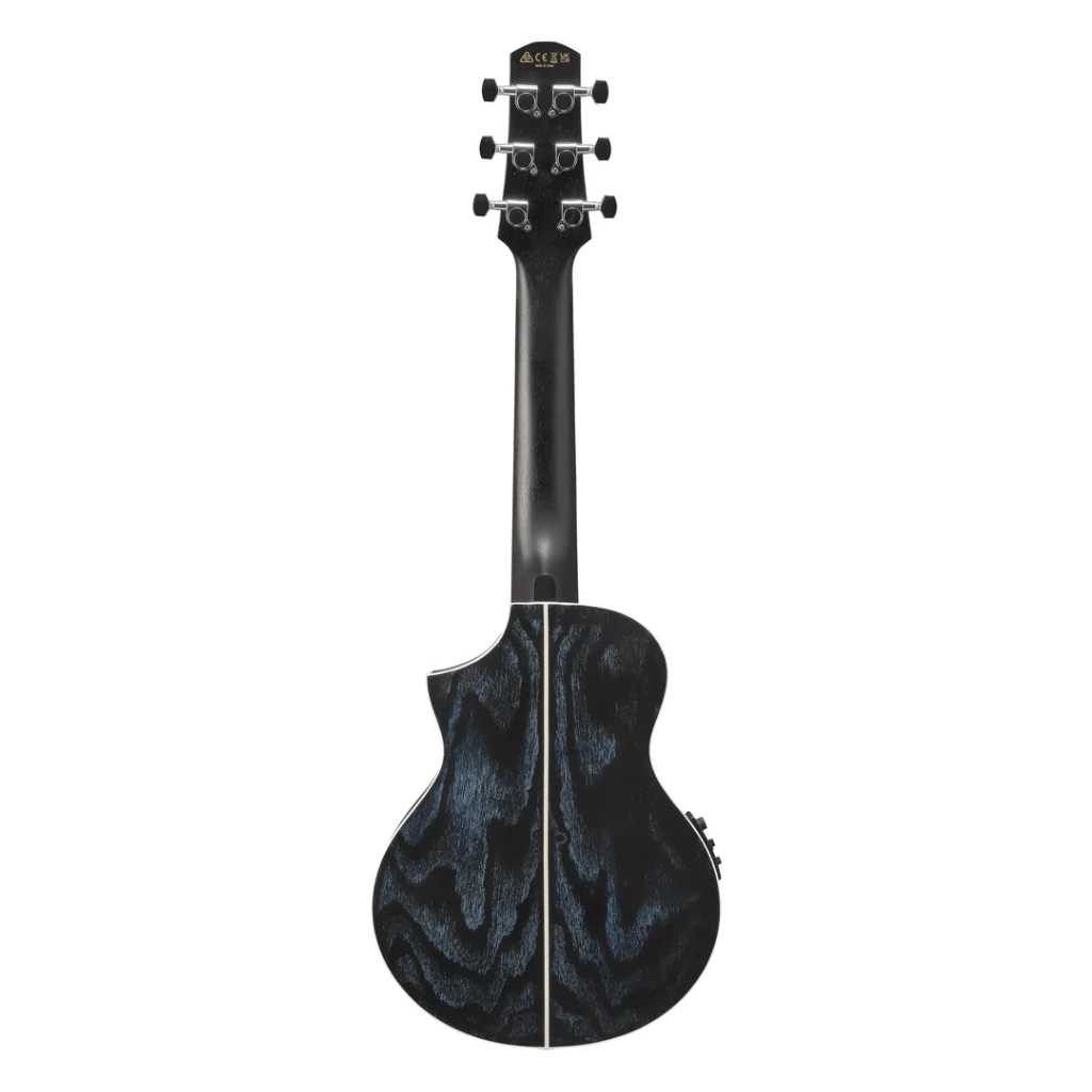 Ibanez EWP16EWB Open Pore Mini Acoustic-Electric Guitar - Galaxy Aqua - Image 4