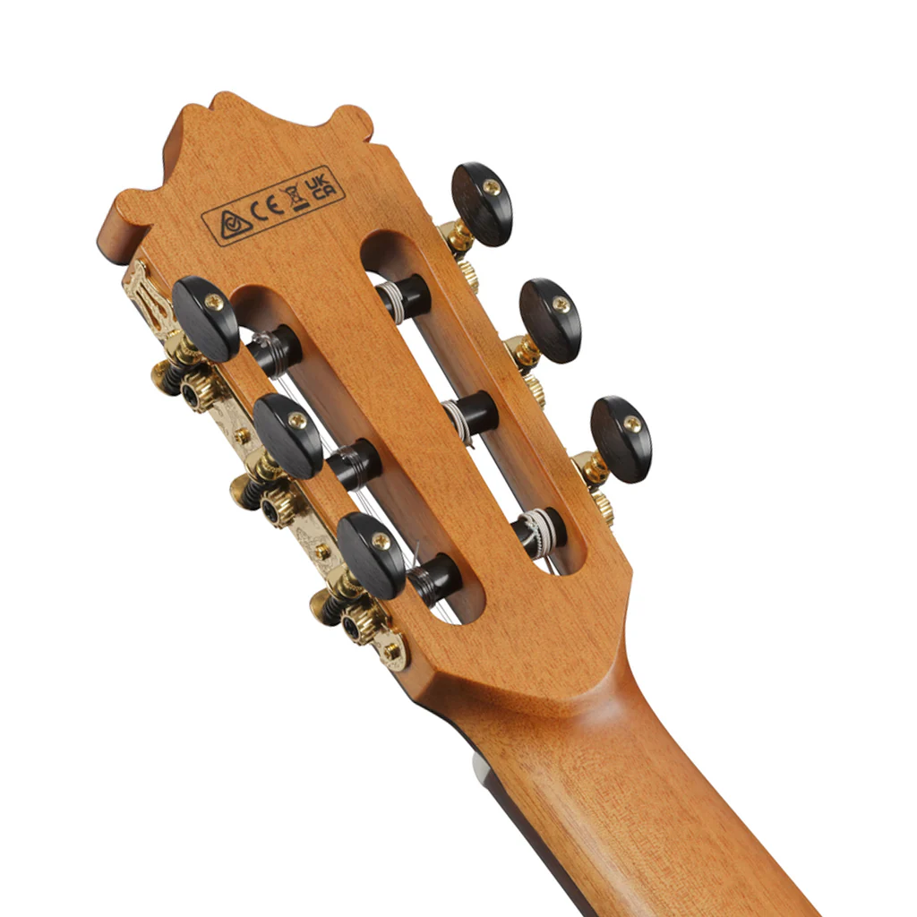Ibanez GA360TCE Classical Nylon Guitar w/Cutaway - Natural High Gloss - Image 6