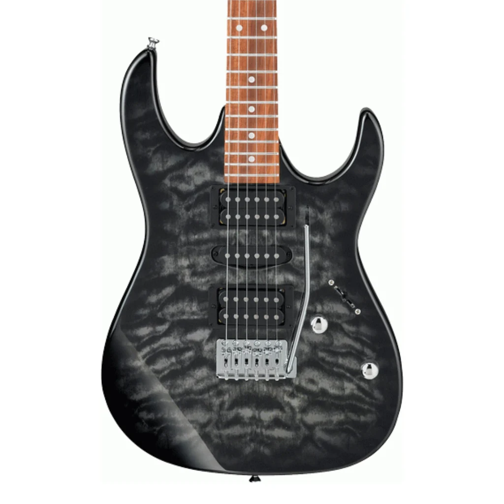 Ibanez Gio GRX70QA Electric Guitar - Transparent Black Sunburst