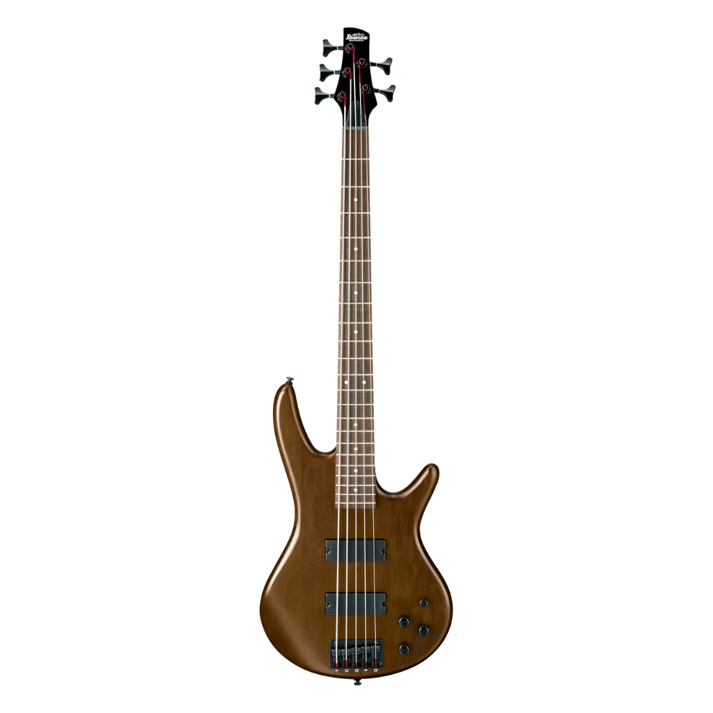 Ibanez GSR205B Gio Electric 5-String Bass, Walnut Flat - Image 2
