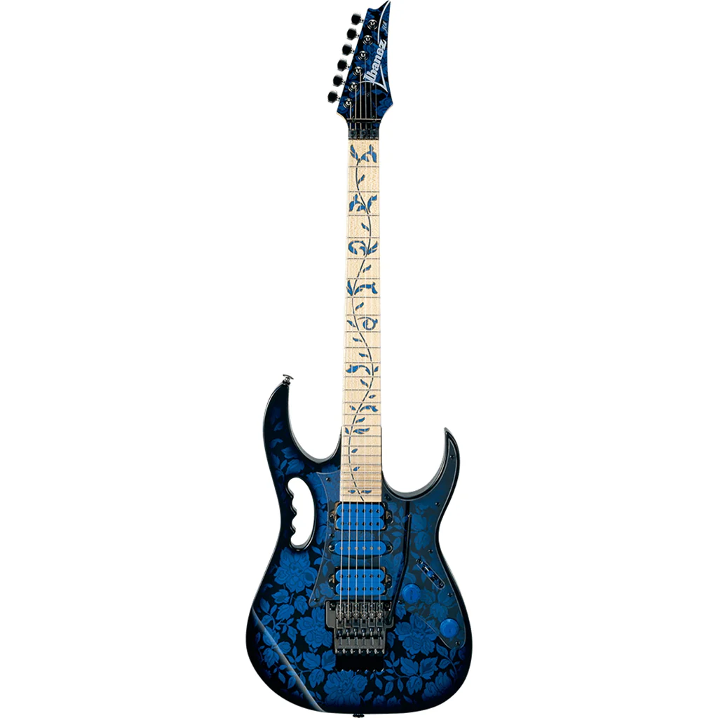 Ibanez - JEM77 - Blue Floral Pattern - Steve Vai Signature - Image 2