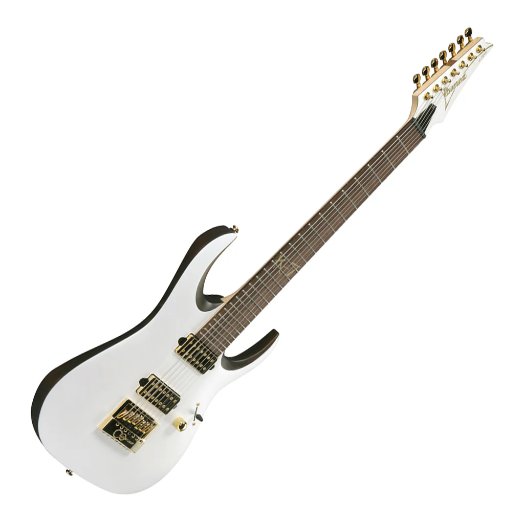 Ibanez K7 Yang Head Signature 7-String Rosewood Fretboard - White - Image 8
