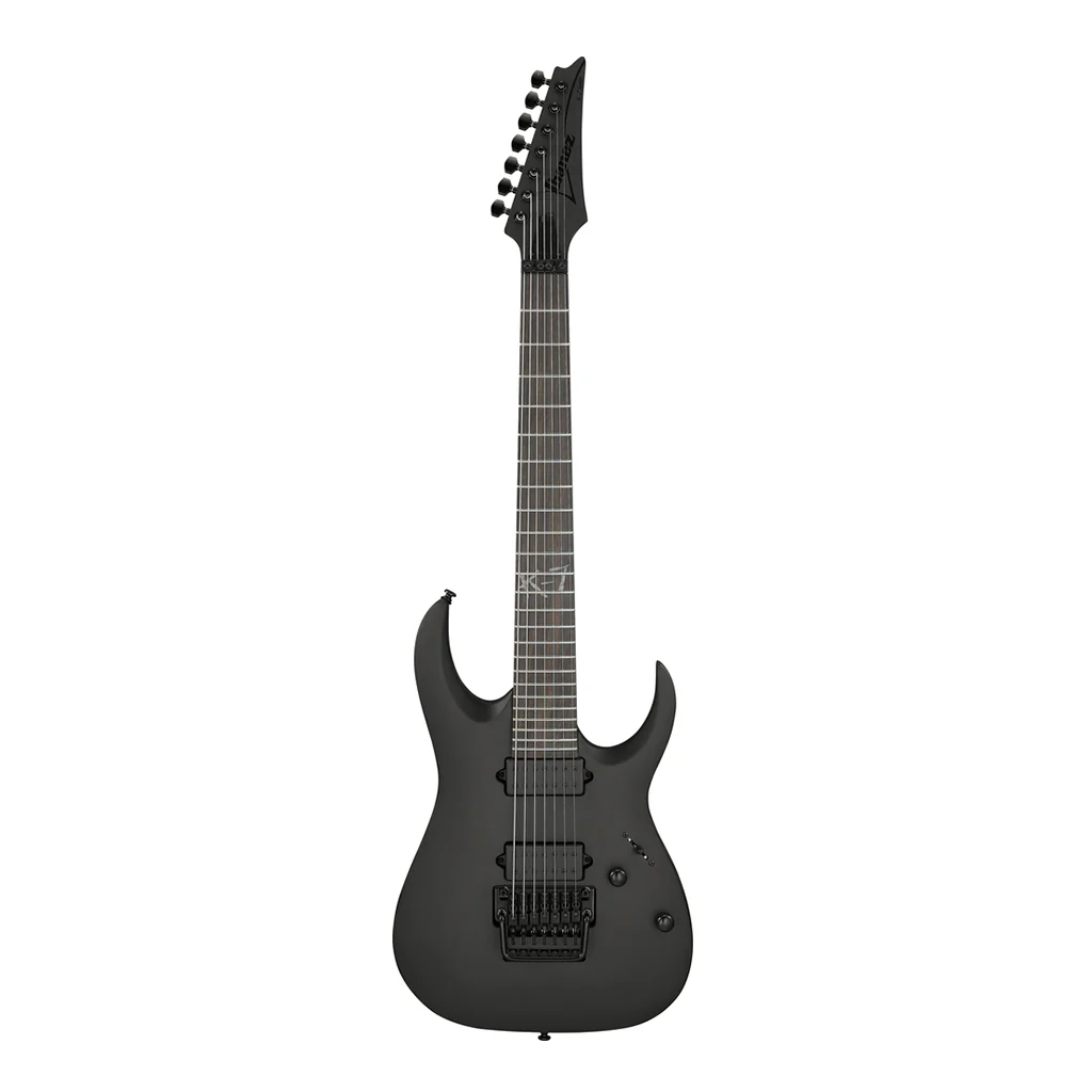 Ibanez K7 Yin Munky Signature 7-String Ebony Fretboard - Black - Image 3
