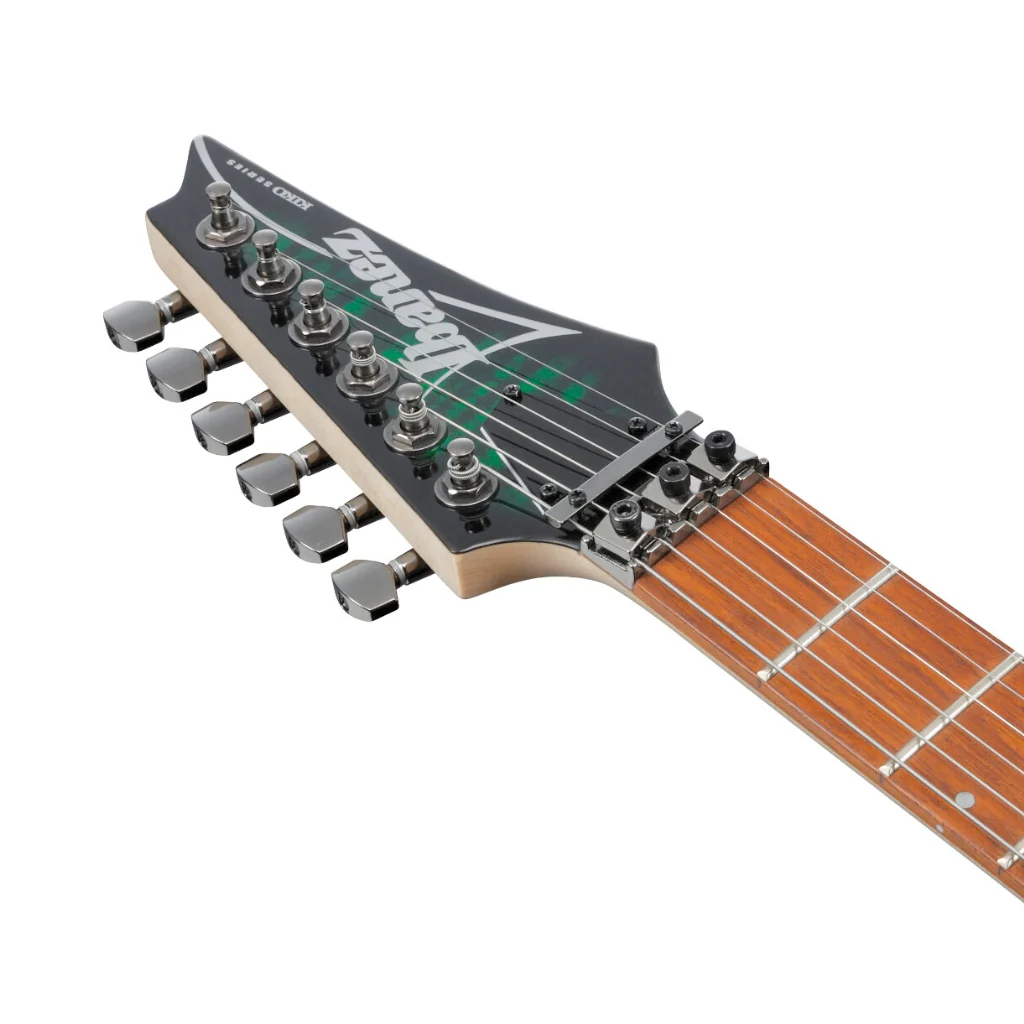 Ibanez KIKOSP3 Kiko Signature Electric Guitar - Transparent Emerald Burst - Image 4