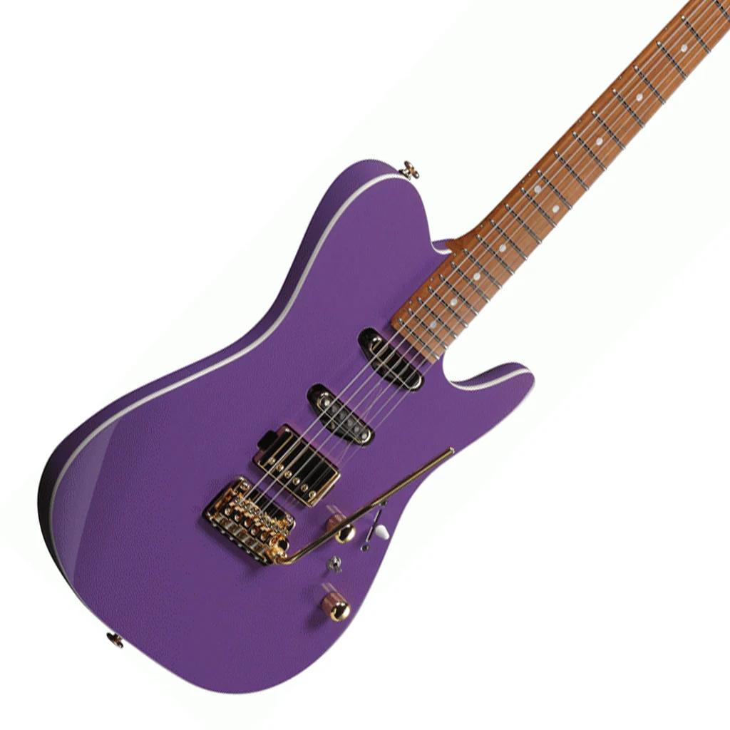 Ibanez - LB1 Lari Basilio Signature Model Electric Guitar - Violet - Image 7
