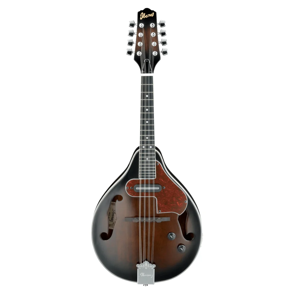 Ibanez M510E High Gloss Mandolin - Dark Violin Sunburst - Image 2
