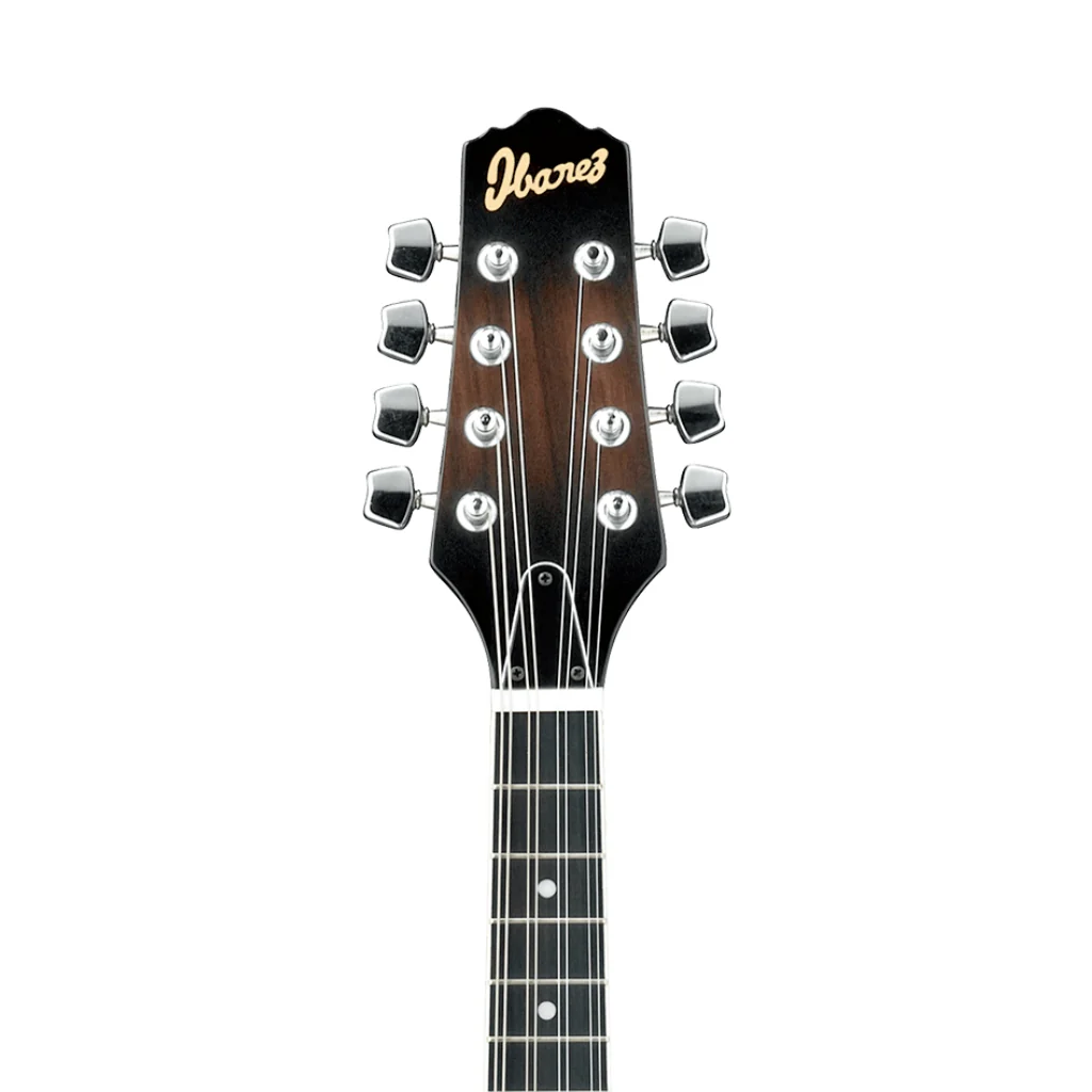 Ibanez M510E High Gloss Mandolin - Dark Violin Sunburst - Image 3
