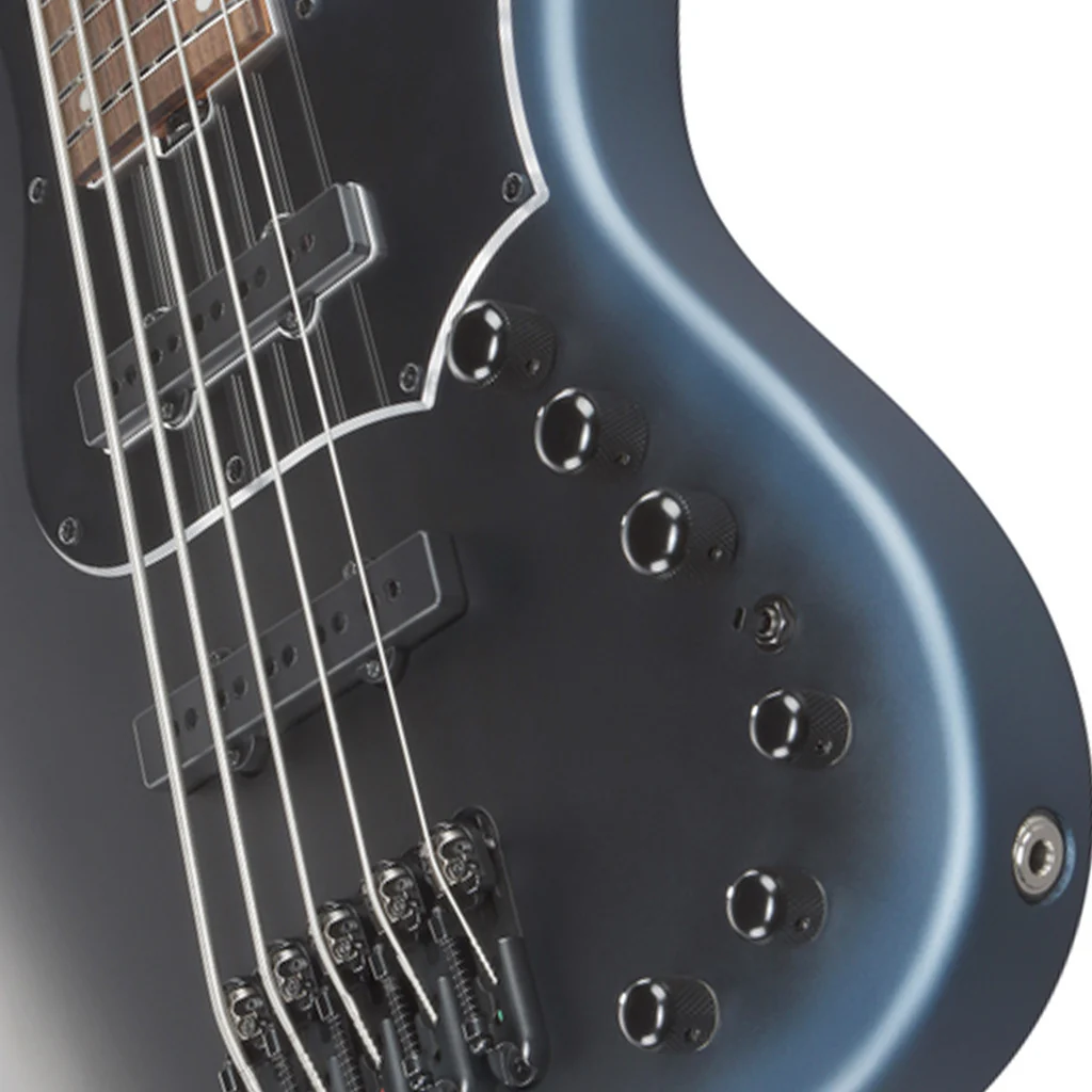 Ibanez MDM1005 5-String Electric Bass - Midnight Arctic Ocean Matte - Image 7