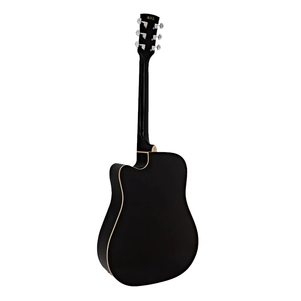 Ibanez PF15ECE Acoustic Guitar - Black High Gloss - Image 3