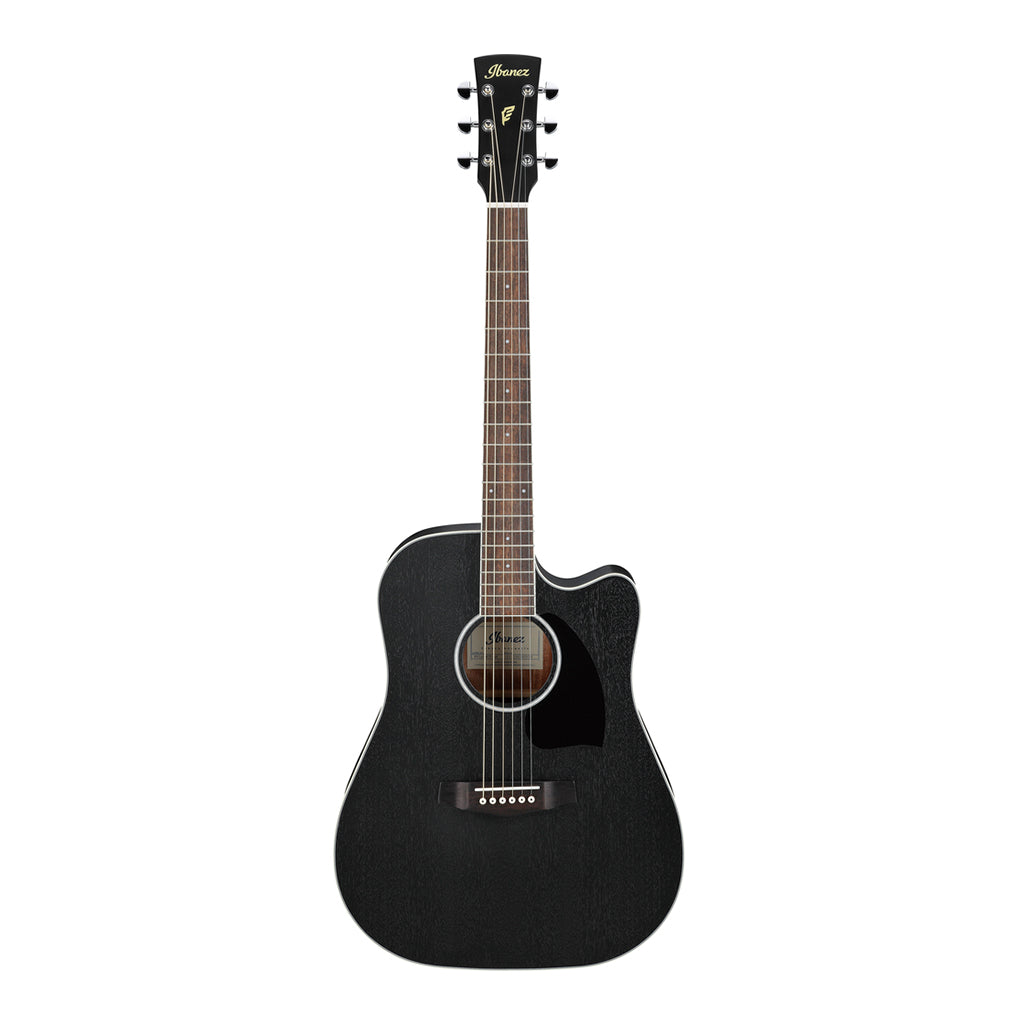 Ibanez PF16MWCEWK Electro Acoustic Guitar Weathered Black Open Pore - Image 2