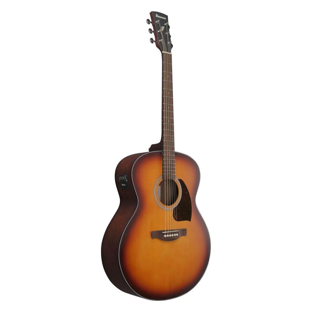 Ibanez PJ50E Open Pore Vintage Amber Sunburst Top, Open Pore Natural Back and Sides Acoustic Guitar - Image 11