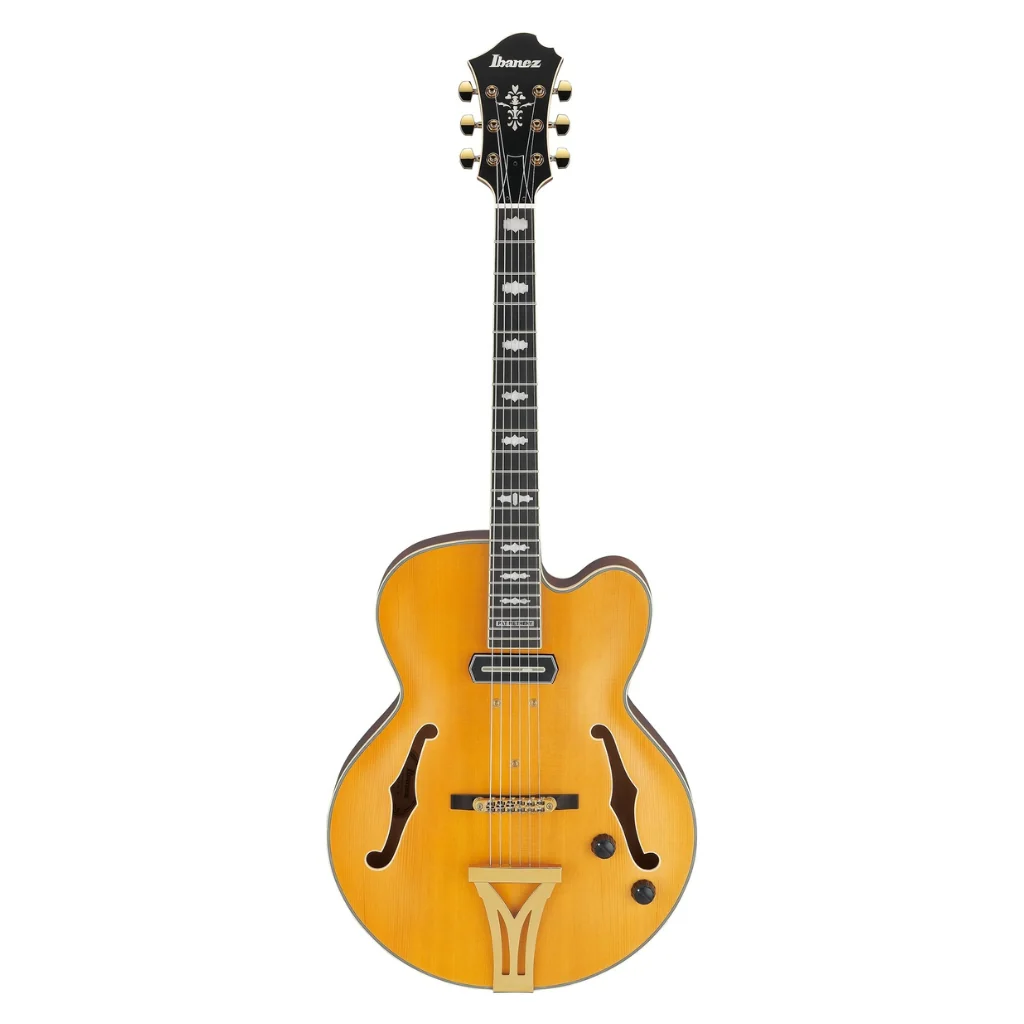 Ibanez PM3C Pat Metheny Signature Electric Guitar - Natural Amber Low Gloss - Image 3