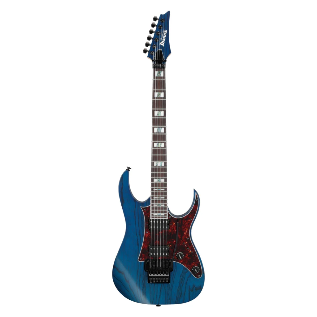 Ibanez Prestige RG653DX Electric Guitar - Transparent Deep Blue Flat - Image 3