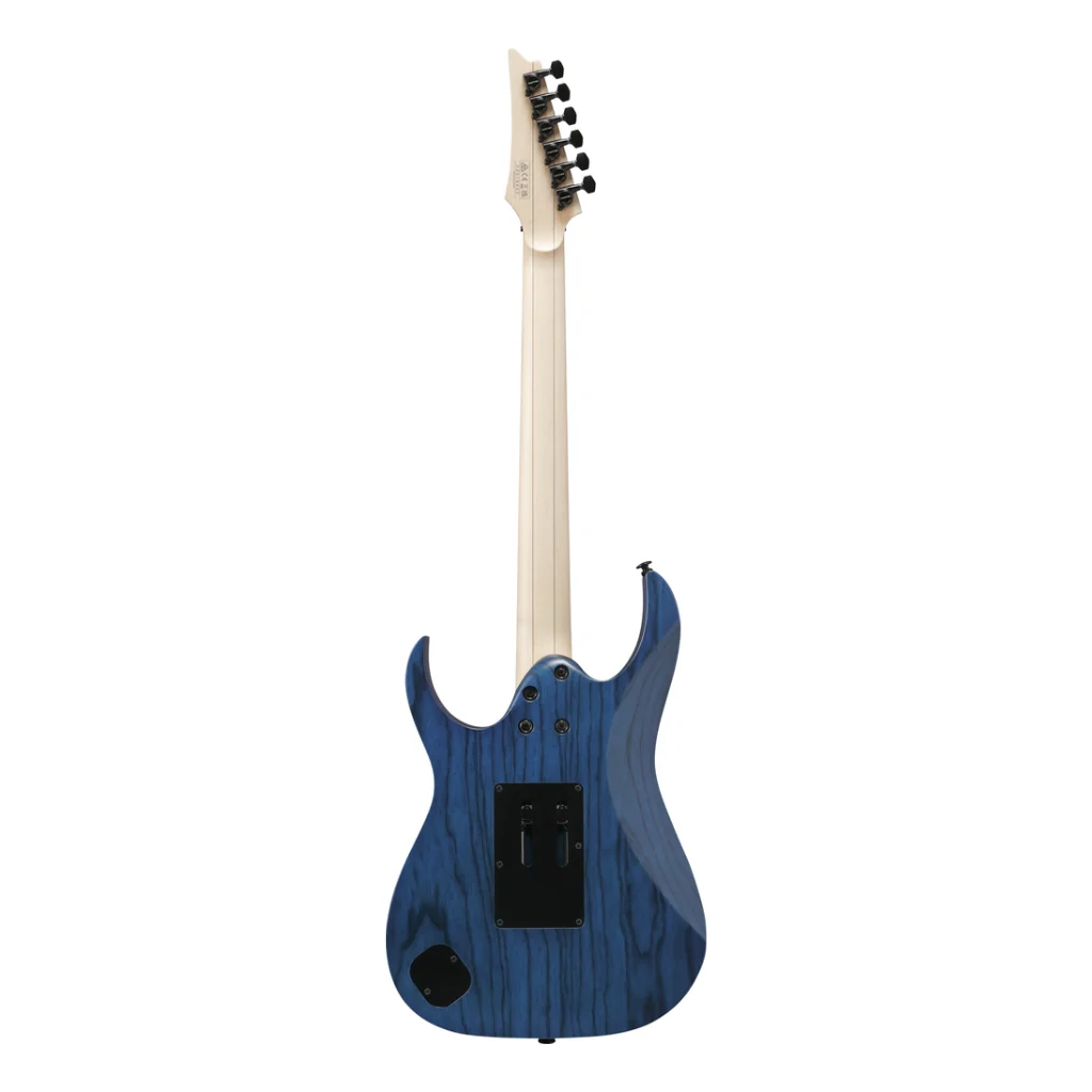 Ibanez Prestige RG653DX Electric Guitar - Transparent Deep Blue Flat - Image 4